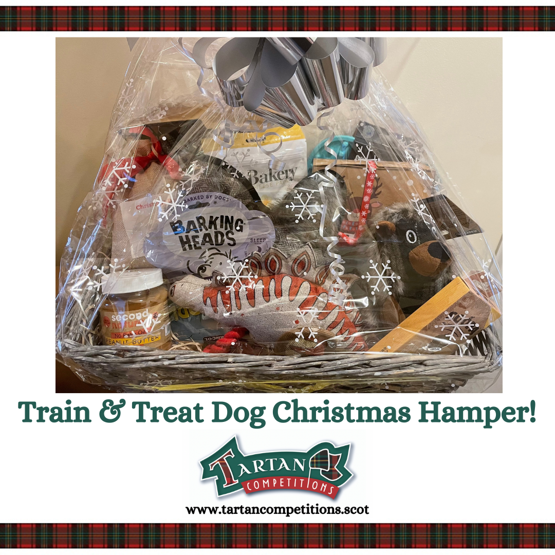 Train & Treat Dog Christmas Hamper! Tartan Competitions Ltd