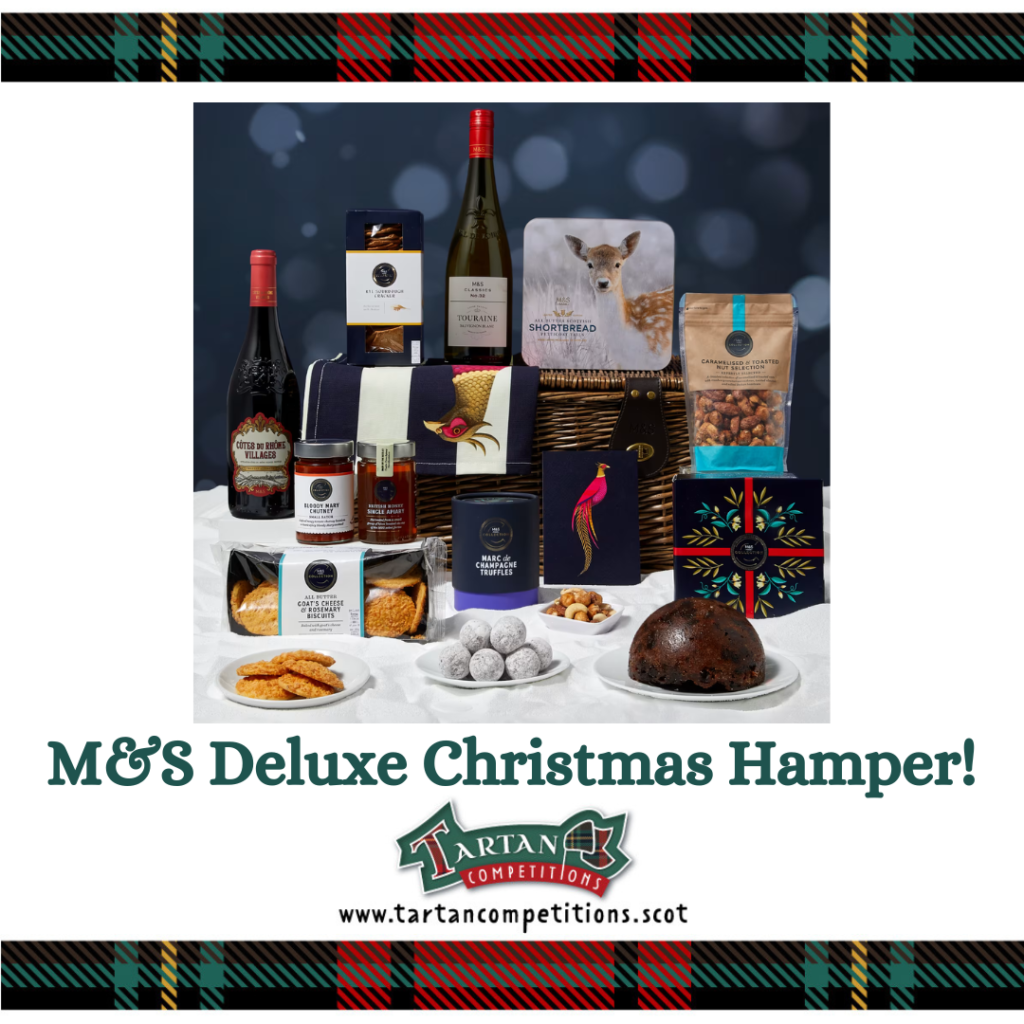M&S Deluxe Christmas Hamper! Tartan Competitons
