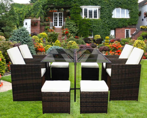 Rattan 8 Seater Garden Furniture!